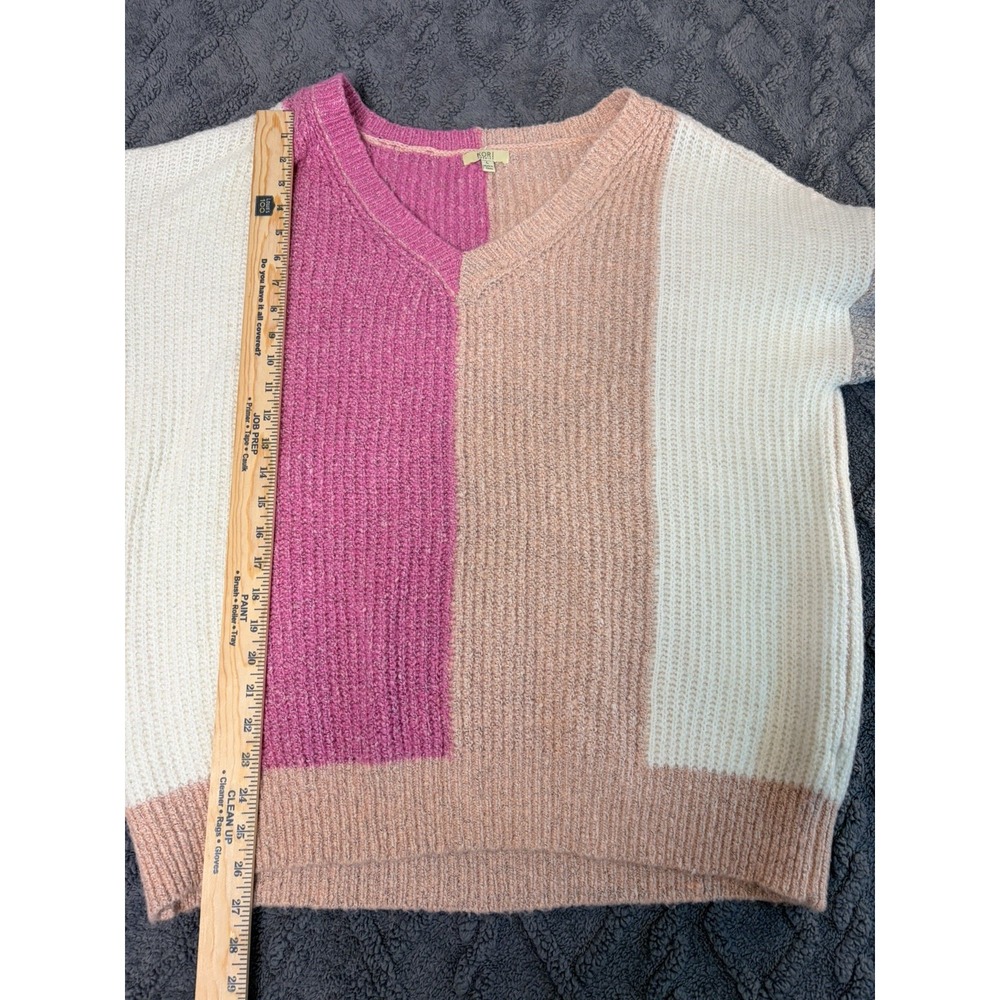 Kori Urban Outfitter Sweater Colorblock Knit Oversized Plush Large